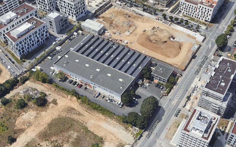 Entrepôt & bureaux 
            820 m² + 1188 m², Massy – 4 rue Galvani
